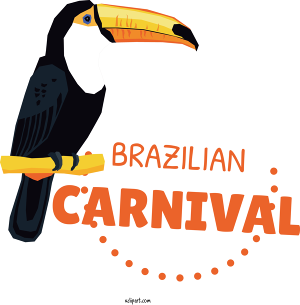 Free Holidays Toucans Piciformes Beak For Brazilian Carnival Clipart Transparent Background