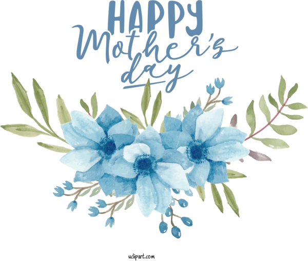 Free Holidays FLOWER FRAME Flower Flower Bouquet For Mothers Day Clipart Transparent Background
