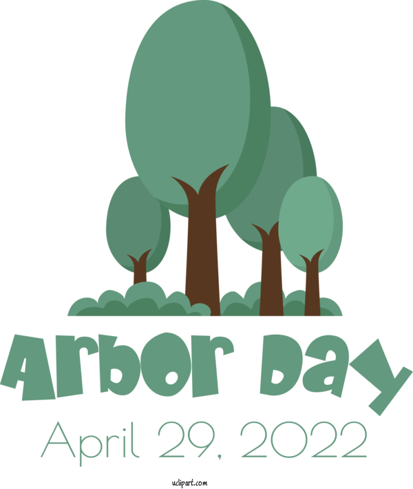Free Holidays Human Logo Cartoon For Arbor Day Clipart Transparent Background