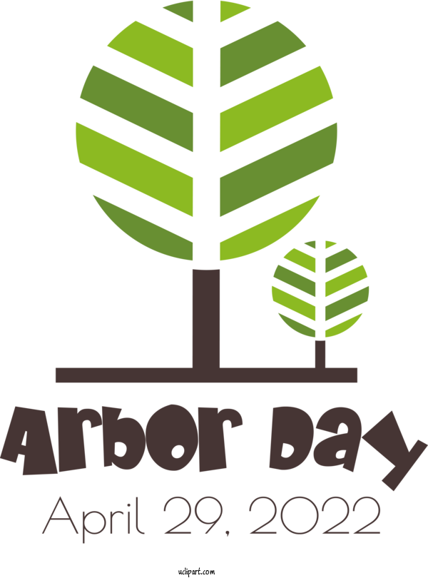 Free Holidays Design Logo Leaf For Arbor Day Clipart Transparent Background