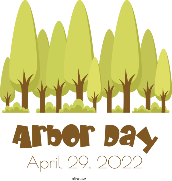 Free Holidays Leaf Design Tree For Arbor Day Clipart Transparent Background