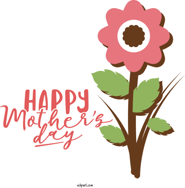 Free Holidays Drawing Flower Design For Mothers Day Clipart Transparent Background