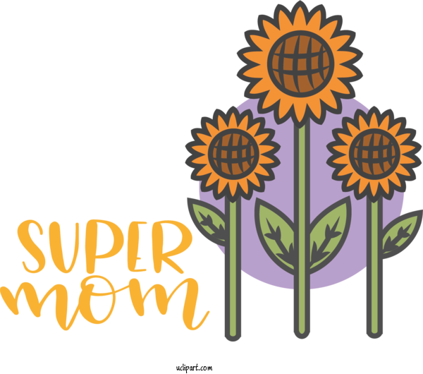 Free Holidays Seed Common Sunflower Drawing For Mothers Day Clipart Transparent Background