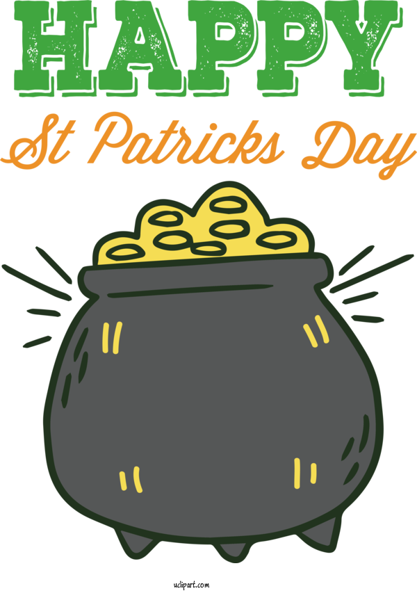Free Holidays Leaf Cartoon Green For Saint Patricks Day Clipart Transparent Background