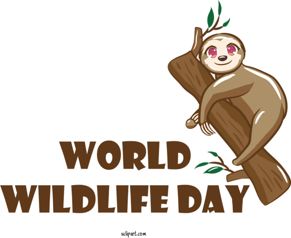 Free Holidays Human Logo Cartoon For World Wildlife Day Clipart Transparent Background