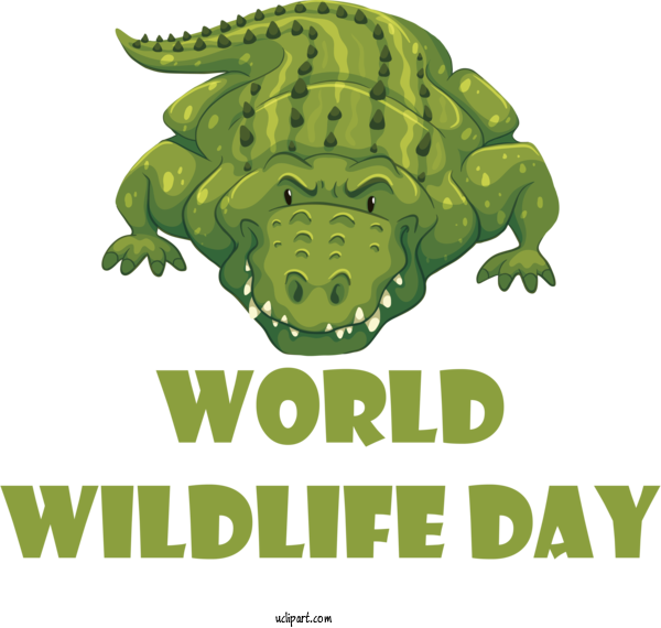 Free Holidays Crocodiles Alligators Royalty Free For World Wildlife Day Clipart Transparent Background