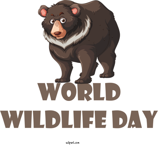 Free Holidays Dog Logo Snout For World Wildlife Day Clipart Transparent Background