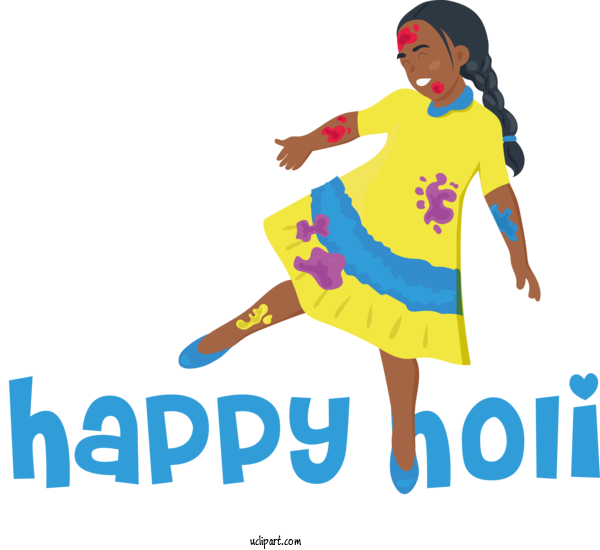 Free Holidays T Shirt Good For Holi Clipart Transparent Background
