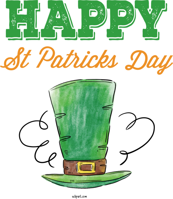 Free Holidays Text Green Grasses For Saint Patricks Day Clipart Transparent Background