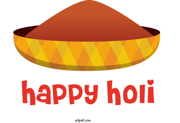 Free Holidays Design Logo English Language For Holi Clipart Transparent Background