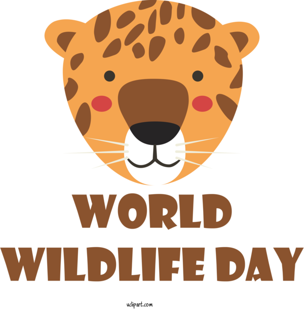 Free Holidays Drawing Logo For World Wildlife Day Clipart Transparent Background
