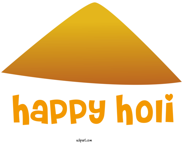 Free Holidays Logo Line Font For Holi Clipart Transparent Background