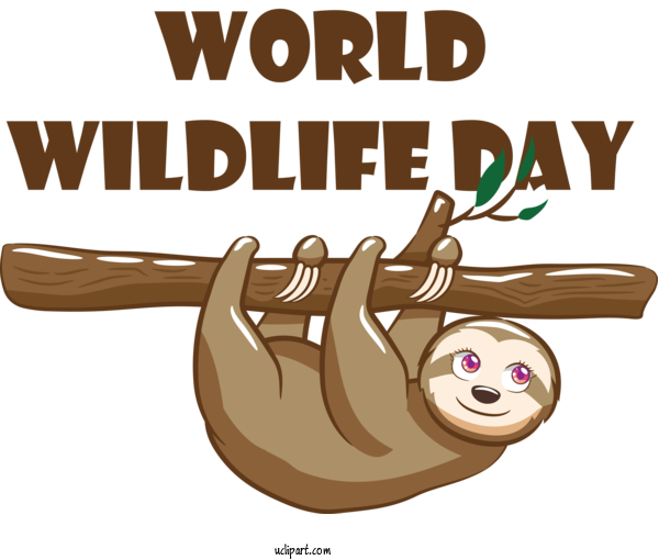 Free Holidays Cartoon Meter Blackletter For World Wildlife Day Clipart Transparent Background