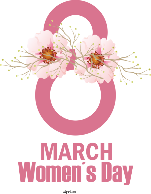 Free Holidays Floral Design Flower Bouquet Flower For International Women's Day Clipart Transparent Background