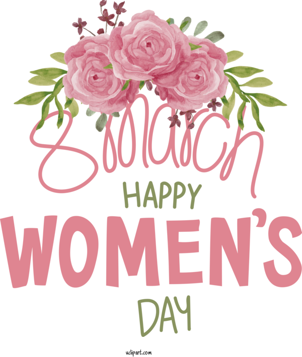 Free Holidays Drawing Design Royalty Free For International Women's Day Clipart Transparent Background