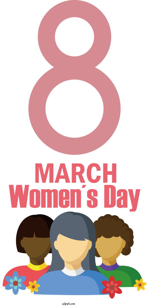 Free Holidays Human Cartoon Logo For International Women's Day Clipart Transparent Background