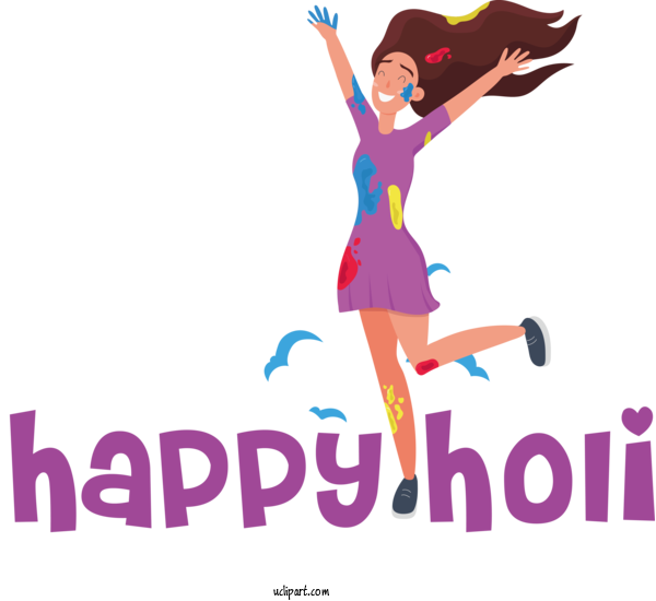 Free Holidays Wisdom Happiness Quotation For Holi Clipart Transparent Background