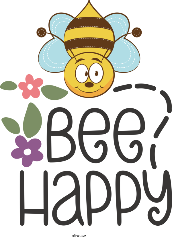 Free Moods Bees Lepidoptera Bumblebee For Happy Clipart Transparent Background
