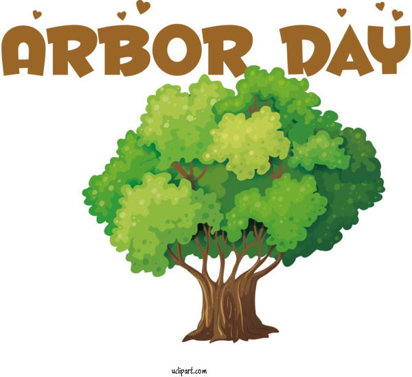 Free Holidays Royalty Free Drawing Line Art For Arbor Day Clipart Transparent Background