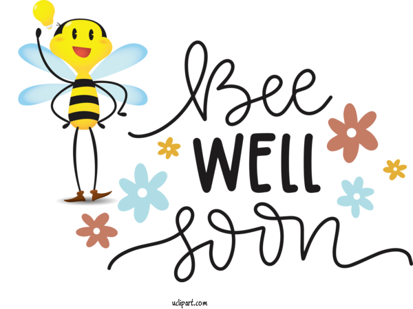 Free Occasions Insects Pollinator LON:0JJW For Get Well Clipart Transparent Background