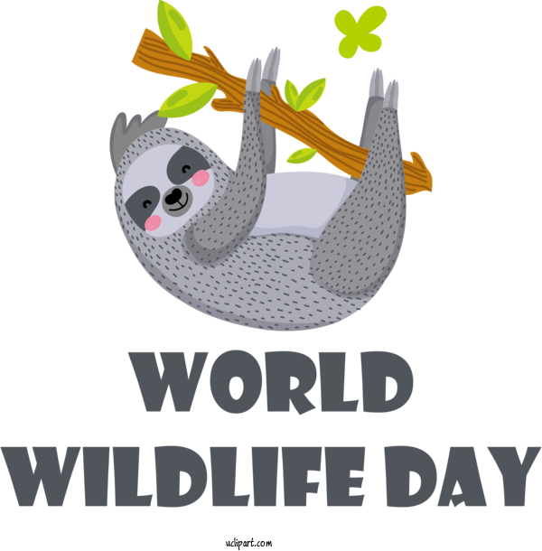 Free Holidays Logo Design Drawing For World Wildlife Day Clipart Transparent Background