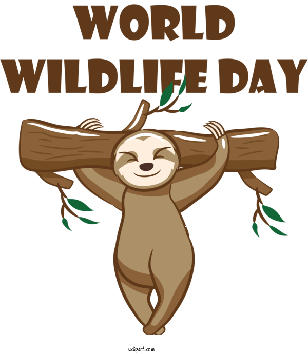 Free Holidays Human Cartoon Behavior For World Wildlife Day Clipart Transparent Background