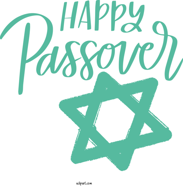 Free Holidays Design Logo Green For Passover Clipart Transparent Background