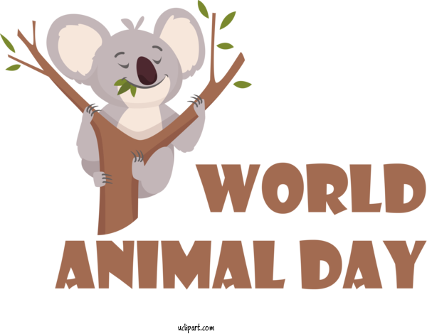 Free Holidays Marsupials Human Logo For World Animal Day Clipart Transparent Background