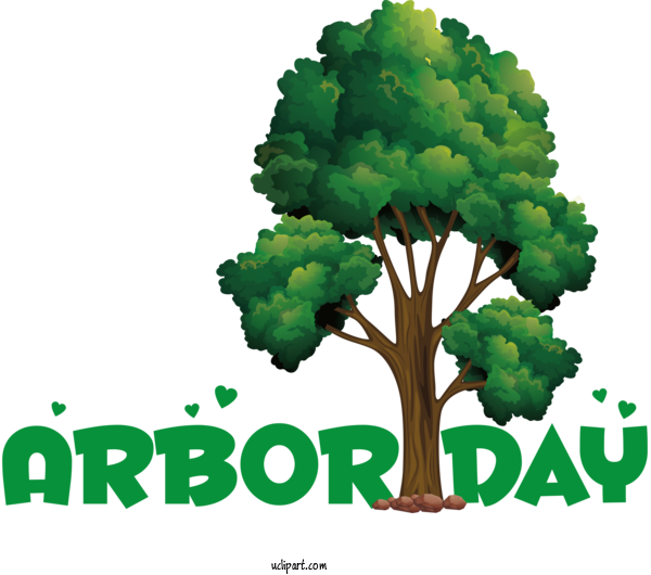 Free Holidays Royalty Free Drawing Vector For Arbor Day Clipart Transparent Background