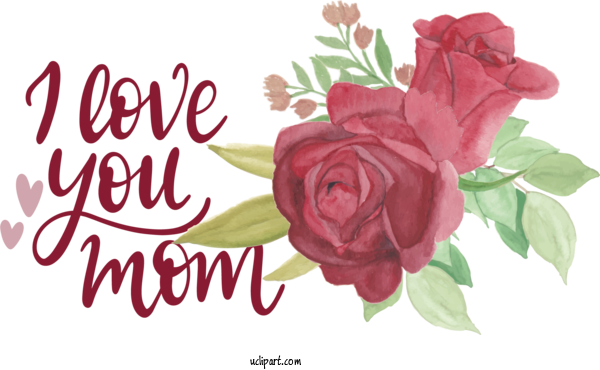 Free Holidays Mother's Day Design Gift For Mothers Day Clipart Transparent Background