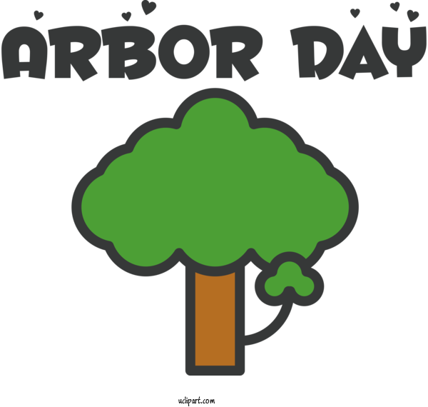 Free Holidays Logo Leaf Cartoon For Arbor Day Clipart Transparent Background