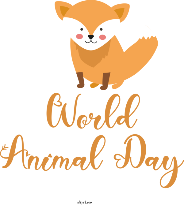 Free Holidays Dog Logo Snout For World Animal Day Clipart Transparent Background