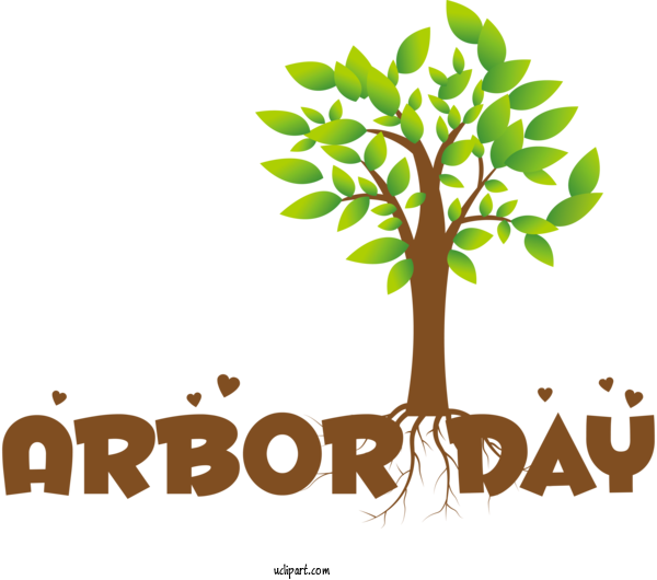 Free Holidays Drawing Icon Design For Arbor Day Clipart Transparent Background