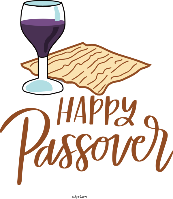 Free Holidays Logo Line Text For Passover Clipart Transparent Background