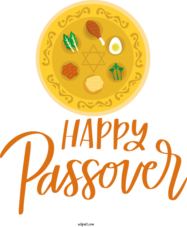 Free Holidays Logo Yellow Fruit For Passover Clipart Transparent Background