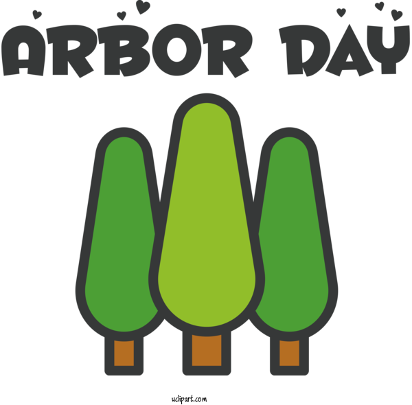 Free Holidays Design Cartoon Meter For Arbor Day Clipart Transparent Background