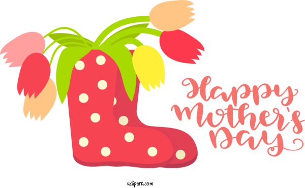 Free Holidays Flower Design Logo For Mothers Day Clipart Transparent Background