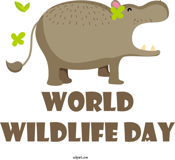 Free Holidays Dinosaur Logo Font For World Wildlife Day Clipart Transparent Background
