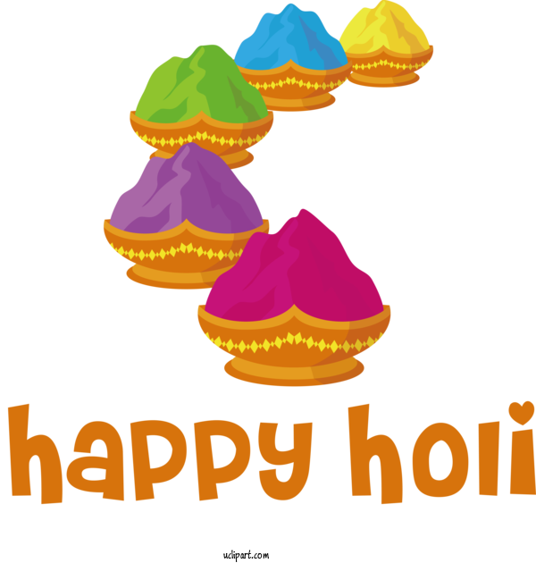 Free Holidays Poster Good For Holi Clipart Transparent Background