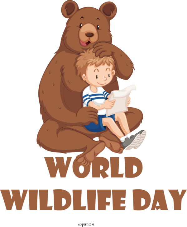 Free Holidays Drawing Cartoon Royalty Free For World Wildlife Day Clipart Transparent Background