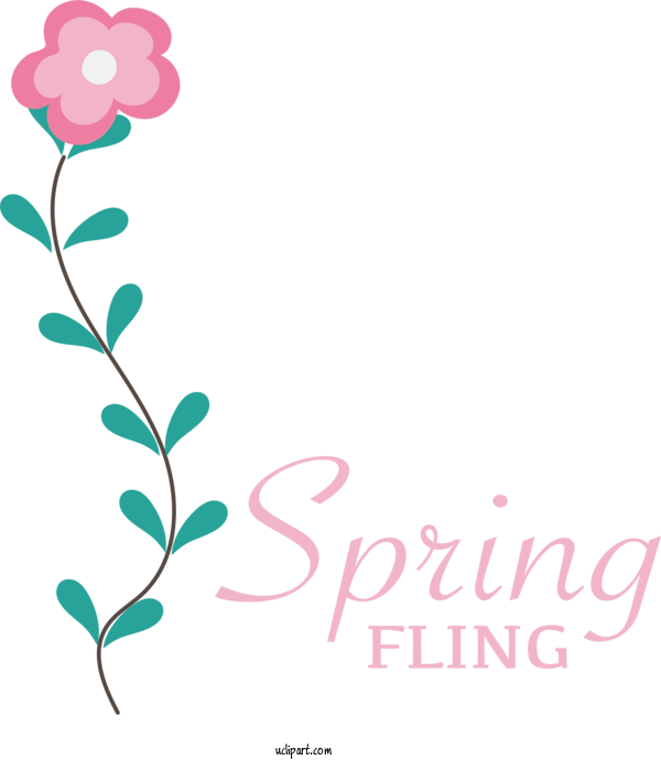 Free Nature Flower Floral Design Drawing For Spring Clipart Transparent Background