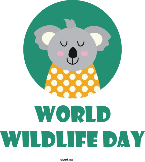 Free Holidays Natural Environment Royalty Free For World Wildlife Day Clipart Transparent Background