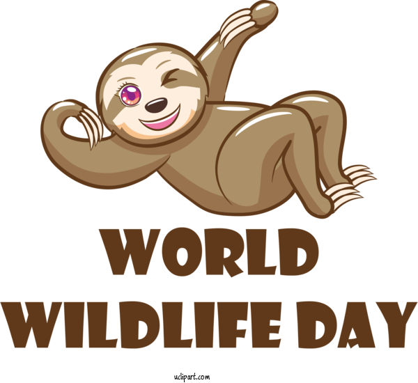 Free Holidays Human Cartoon Logo For World Wildlife Day Clipart Transparent Background