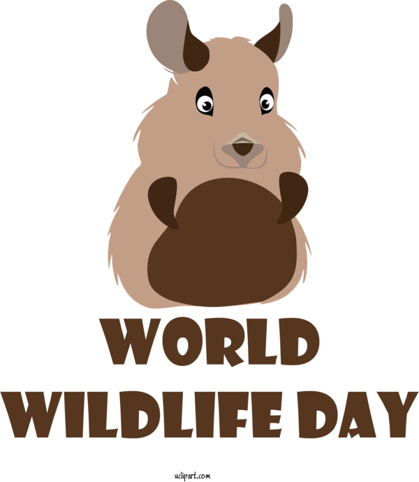 Free Holidays Rodents Dog Bears For World Wildlife Day Clipart Transparent Background