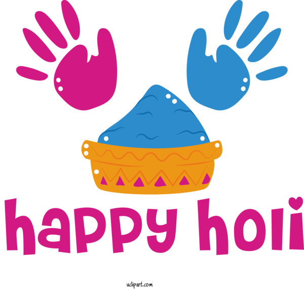 Free Holidays Poster Good For Holi Clipart Transparent Background