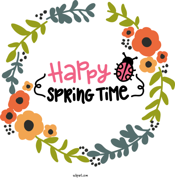 Free Nature Wreath Floral Design Christmas Day For Spring Clipart Transparent Background