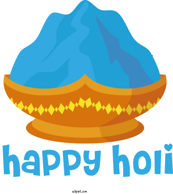 Free Holidays Design Drawing Icon For Holi Clipart Transparent Background