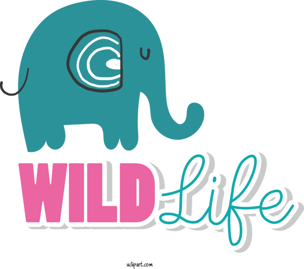 Free Holidays Elephants Logo Human For World Wildlife Day Clipart Transparent Background