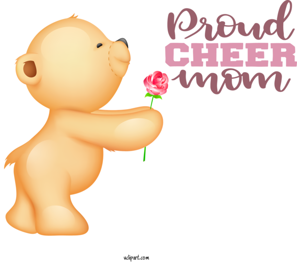 Free Holidays Bears Teddy Bear Bear With Heart For Mothers Day Clipart Transparent Background