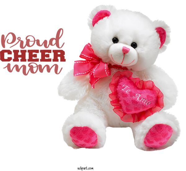 Free Holidays Stuffed Toy Greeting Card Teddy Bear For Mothers Day Clipart Transparent Background